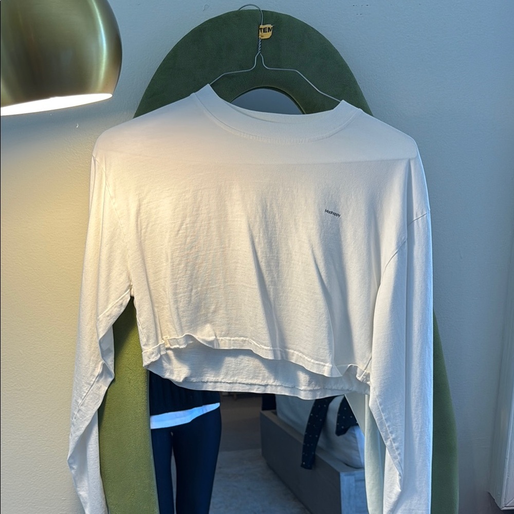 Madhappy White Crop T-Shirt